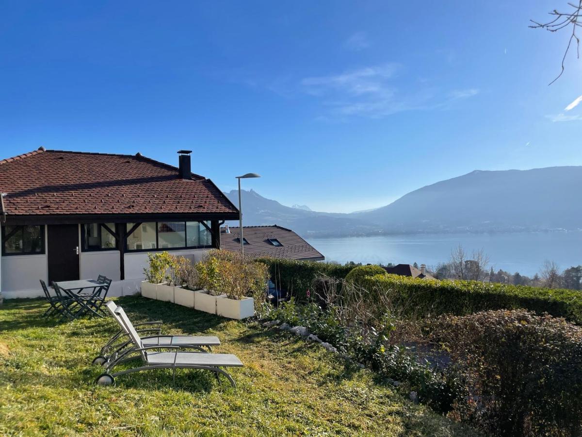 Maisonnette Vue Panoramique Lac D'Annecy فيير دو لاك المظهر الخارجي الصورة